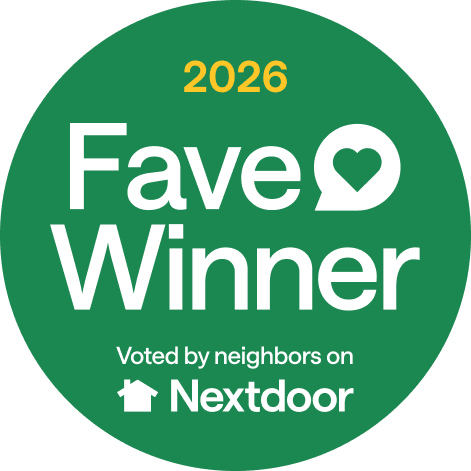 2026 Nextdoor Neighborhood Fave Winner, voted by neighbors on Nextdoor